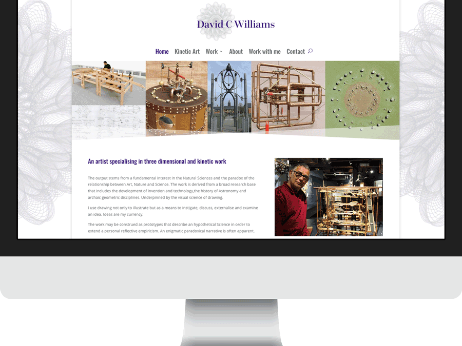 Website rebuild for David C Williams